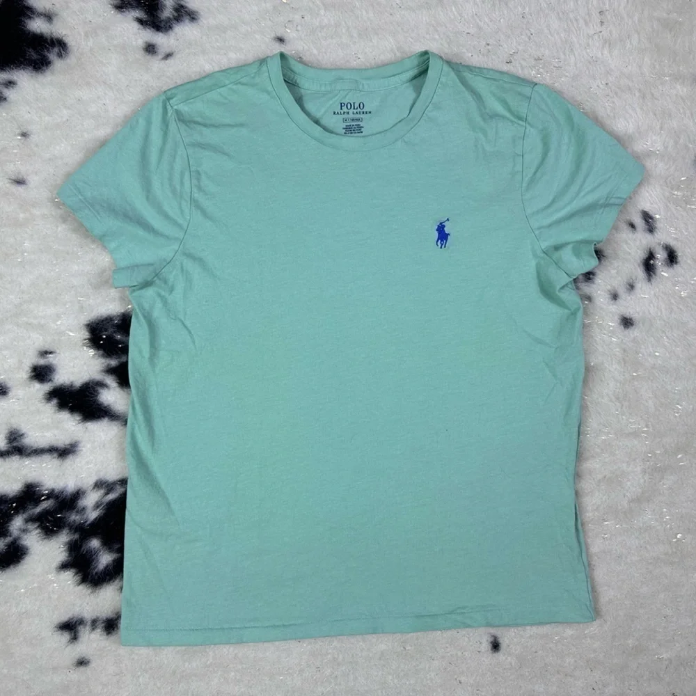 Ralph Lauren Polo Girl’s Green Short Sleeve Cotton T Shirt Size Medium